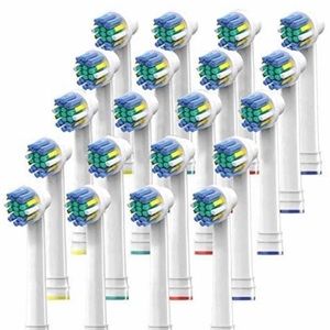 20pk Replacement Brushes for Oral-B Braun